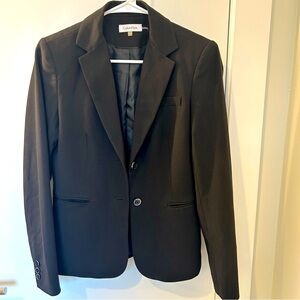 Calvin Klein Women’s black blazer- size 4, euc